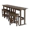 Highwood Usa Lehigh 6pc Counter Height Outdoor Patio Furniture Balcony Set AD-KITBALC101-ACE - alternate 1